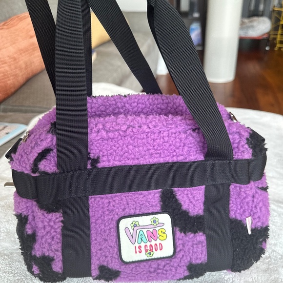 Vans Handbags - Vans Purple Fuzzy Purse